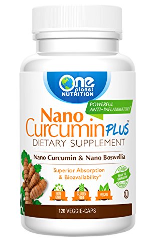 Nano Curcumin Plus - Powerful Anti-inflammatory, Antioxidant, & Pain Reliever - 4 MONTH SUPPLY (120 Capsules)