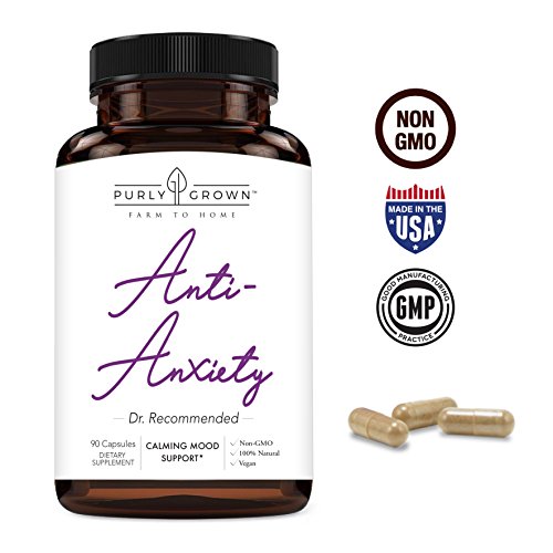 Anxiety and Stress Relief 1275mg Ashwagandha Blend Herbal Supplement: Natural Serotonin Booster For Relaxation, Mood and Focus - Promotes Calm and Improved Energy