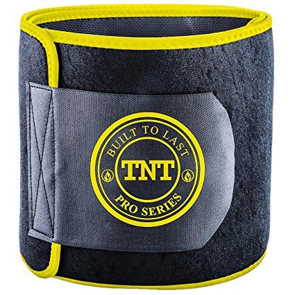 TNT Pro Series Waist Trimmer Weight Loss Ab Belt - Premium Stomach Wrap and Waist Trainer (Original)