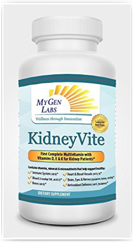 KidneyVite 100 Day Supply-The Revolutionary, State of the Art, Multi-Vitamin and Mineral Supplement To Support Your Kidney/Cardiovascular Health