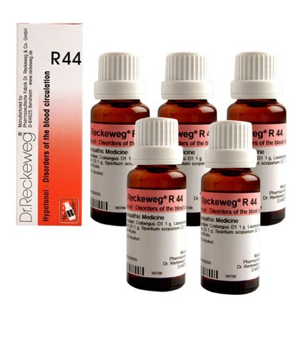 Dr.Reckeweg Germany R44 Disorders Of The Blood Circulation Pack Of 5