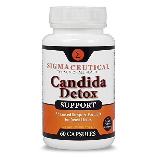 Candida Cleanse - Yeast Infection Treatment - Oral Thrush Treatment - Organic Probiotic Support - Ultimate Cleanser for Men and Women - Free Candida Diet eBook - 60 Capsules