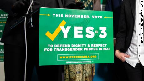 A Massachusetts law protecting transgender people is in danger of being repealed