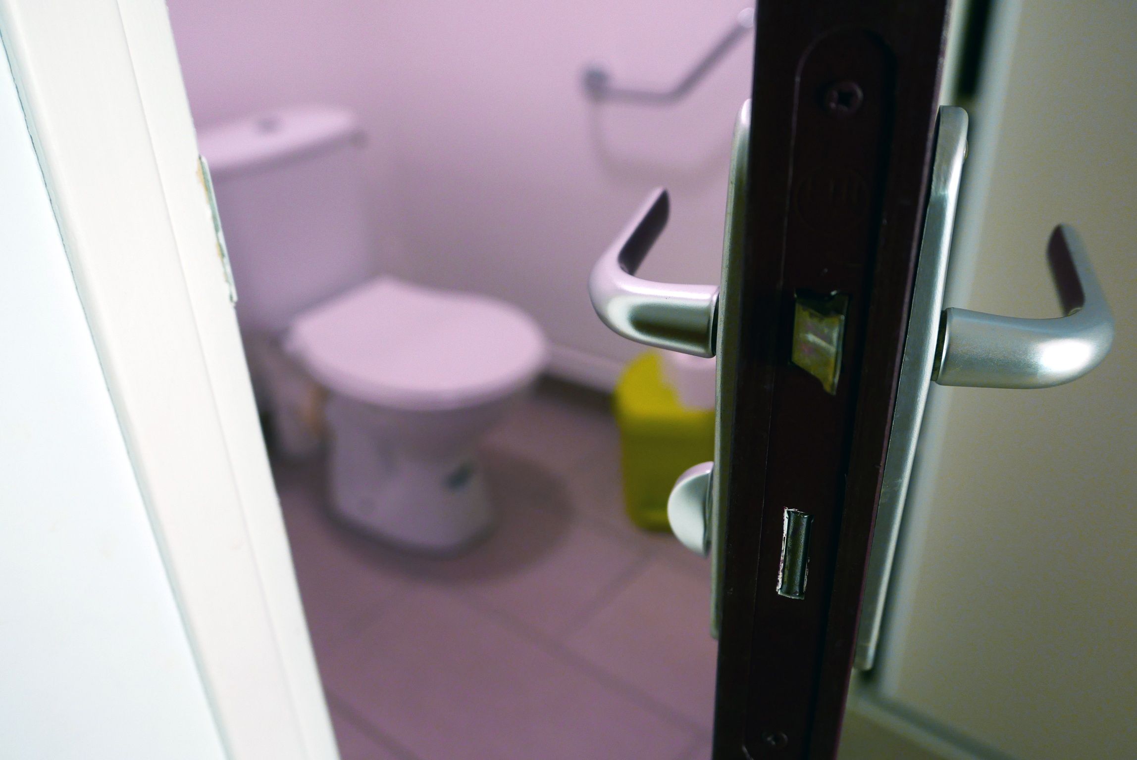 Open Door Of Bathroom Open Door Of Bathroom