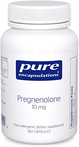 Pure Encapsulations - Pregnenolone 10 mg - Hypoallergenic Supplement to Support the Immune System, Mood and Memory* - 180 Capsules