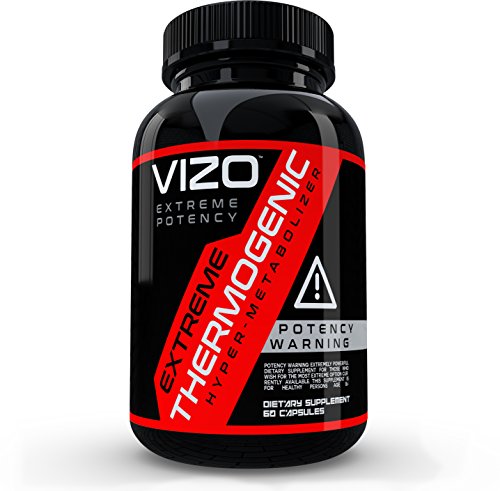 Vizo Thermogenic Fat Burner, Diet Pill for Fast Weight Loss That Works, 60 capsules