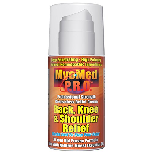 Best Sciatica Pain Relief Cream. Nine Potent Packed Pain Relievers Give You Guaranteed Pain Relief For All Back, Knee & Shoulder Pain. Works Fast On All Muscle, Joint & Nerve Pain. - Myomed PRO 3.5oz.