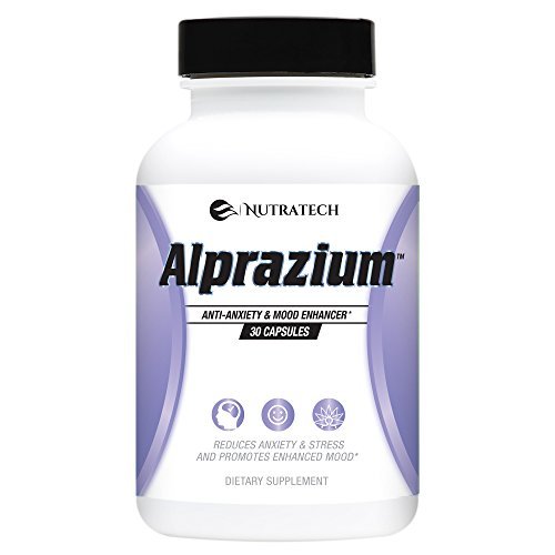 Alprazium - All Natural Stress Relief & Anti-Anxiety Supplement for Promoting Better Mood, Relaxation, Calming, Fast Acting Formula to Reduce Stress, Anxiety & Panic Attacks