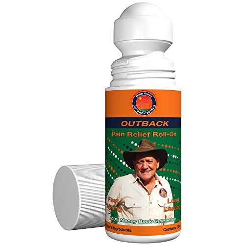 Outback All-Natural Pain Relief – 50mL Roll-On (1.69 fl oz) – Topical Oil Chosen By Sufferers of Neuropathy, Arthritis, Fibromyalgia, Plantar Fasciitis, Back Pain, Sciatica, Tendonitis & Tennis Elbow