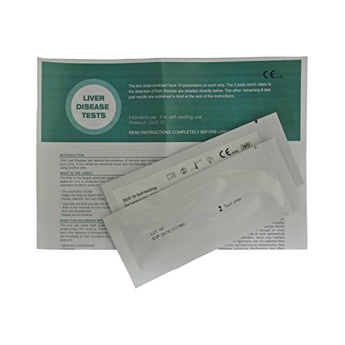 4 x One Step® Home Liver Function Urine Tests (2 strips per foil)