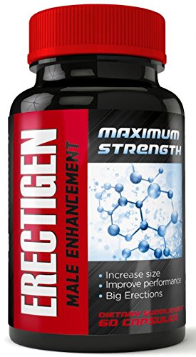 Erectigen - Erection Pills MAX - Ultra-Powerful Erection Formula Increases Size, Erection Hardness, Erection Frequency, Sex-Drive - Increase Size - Male Enhancement Pills