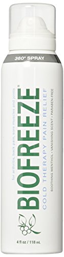 Bio Freeze Cold Therapy Pain Relief 360 Degree Spray, 4 Ounce , (Old Version)