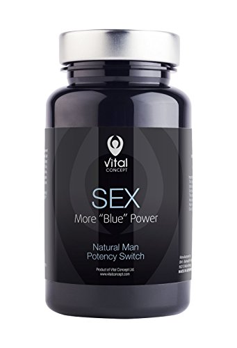SEX - Stamina and Aphrodisiac Pill, Fighting Low Libido. Helps with Male Erectile Dysfunction or Impotence. Tablets to Control Premature Ejaculation. 60 Veggie Capsules, GMO and Gluten Free