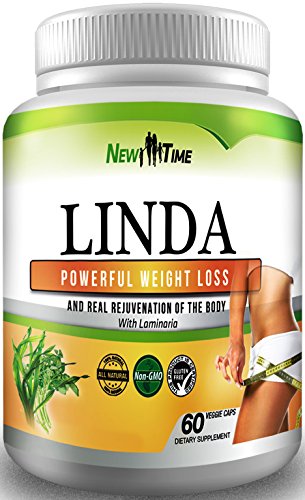 LINDA - Weight Loss Pills for Women & Men, Herbal Diet Supplements, Natural Fat Burner and Appetite Suppressant that work fast, Best diet pills 2017