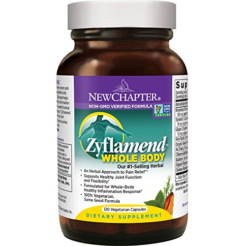 New Chapter Joint Supplement + Herbal Pain Relief - Zyflamend Whole Body for Healthy Inflammation Response - 120 ct