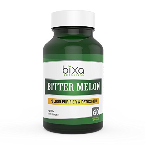 Bitter melon Extract Veg capsules 60 Count (450mg) (Momordica Charantia / Karela extract), Supports normal blood sugar levels | Improves Liver functions | useful in Skin Diseases & blood oxygenation