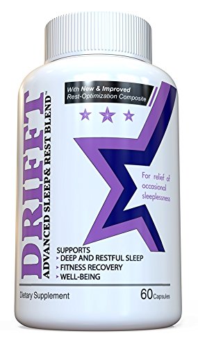DRIFFT - Natural Sleep Aid Pills - Advanced Rest and Recovery Blend - for Deep Sleeping and Help With Insomnia - Full Month Supply