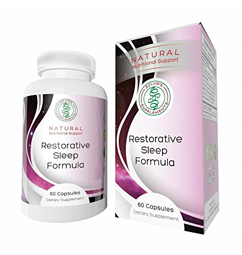RESTORATIVE SLEEP FORMULA: Special Proprietary Blend of Herbs Magnesium & Melatonin for Natural Sound Sleep and Waking Up Alert – Pharmaceutical Grade No Additives or Fillers Satisfaction Guaranteed