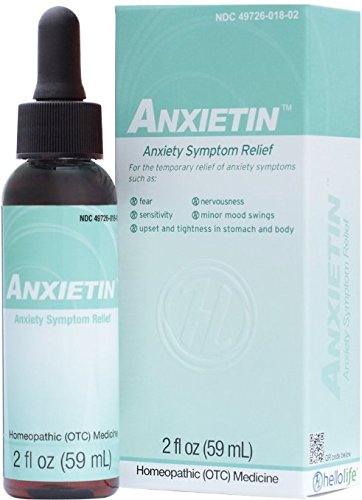 HelloLife Anxietin - Natural Homeopathic for Anxiety Relief