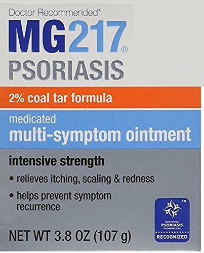 MG217 Medicated Tar Ointment Intensive Strength Psoriasis Treatment, 3.8 Ounce