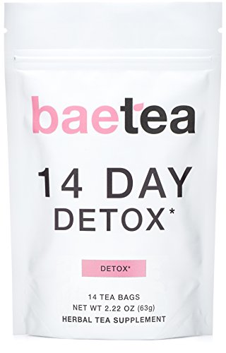 Baetea 14 Day Teatox Detox Herbal Tea Supplement (14 Tea Bags).
