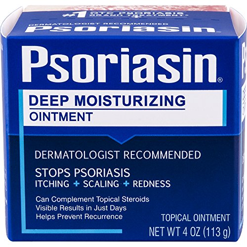 Psoriasin—Deep Moisturizing Ointment—4 oz Jar—Helps to Relieve Itching, Flaking, Redness, Scaling and Discomfort Associated with Psoriasis