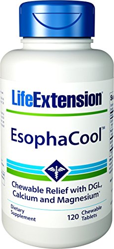 Life Extension Esophacool, 120 Chewable Tablets