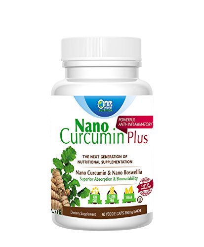Nano Curcumin Plus - Powerful Anti-inflammatory, Antioxidant, & Pain Reliever (60 Capsules)