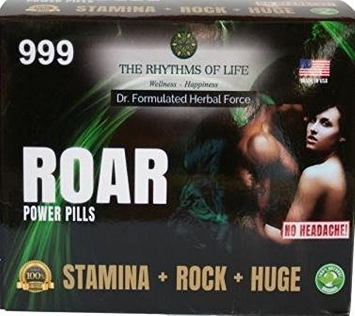 The Rhythms of Life Stamina pills- Horny Goat weed extract formula Testosterone booster Power pills for men- Sexual enhancement pills 1 Display Box [24 Cards]