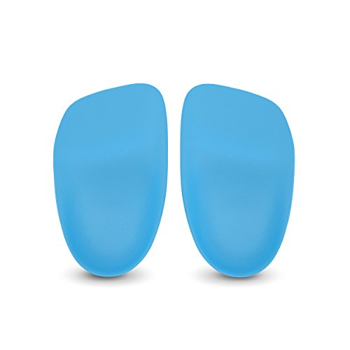 Heel That Pain Heel Seats Foot Orthotic Inserts - Heel Cups Cushions Insoles for Plantar Fasciitis, Heel Spurs, and Heel Pain, Blue, X-Large (Men's 13-15)