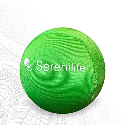 Serenilite Hand Therapy Stress Ball - Optimal Stress Relief - Great for Hand Exercises and Strengthening (Kiwi)
