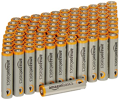 AmazonBasics AAA Performance Alkaline Batteries (100-Pack)