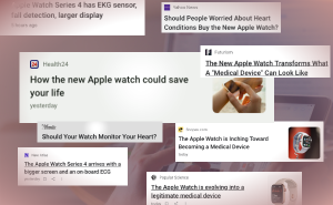 Apple Watch heart monitor
