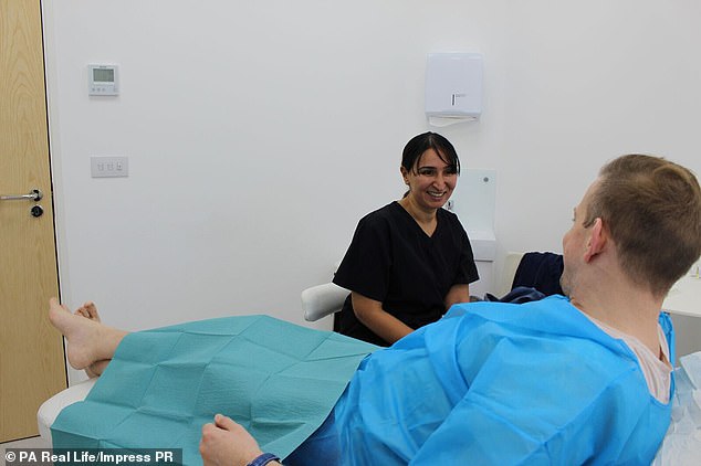 Elite Aesthetics clinic in London, where Mr Croxton booked his first jab, claims to provide 'firmer, stronger and larger more powerful erections' with the P-shot