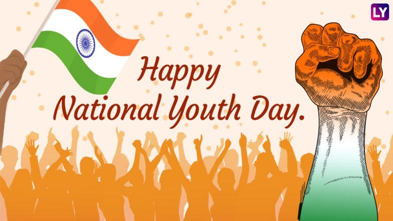 National Youth Day 2019 Wishes: Best WhatsApp Stickers, Swami Vivekananda Quotes, SMS, Messages, GIF Image Greetings to Send on Yuva Diwas