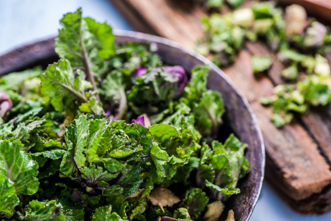 Kale and leafy greens are rich in essential nutrients.
