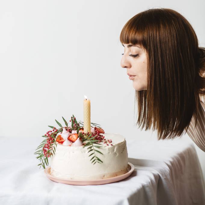 Vanilla chiffon cake. Picture: Luisa Brimble